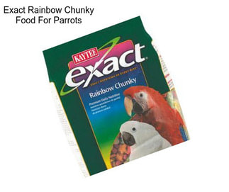 Exact Rainbow Chunky Food For Parrots