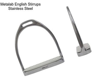 Metalab English Stirrups Stainless Steel