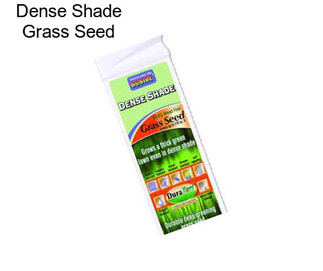 Dense Shade Grass Seed