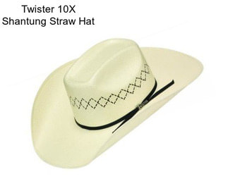 Twister 10X Shantung Straw Hat