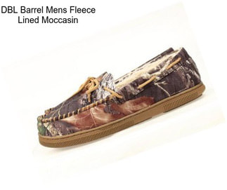 DBL Barrel Mens Fleece Lined Moccasin