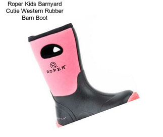 Roper Kids Barnyard Cutie Western Rubber Barn Boot