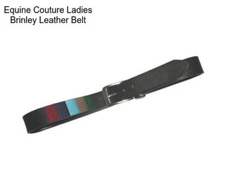 Equine Couture Ladies Brinley Leather Belt