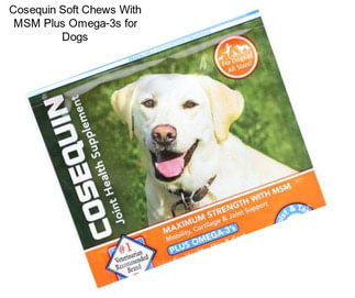 Cosequin Soft Chews With MSM Plus Omega-3s for Dogs