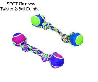 SPOT Rainbow Twister 2-Ball Dumbell