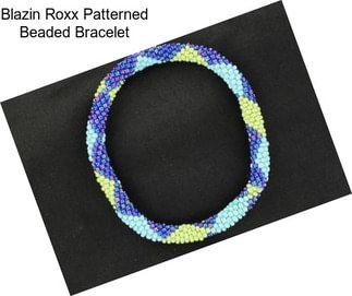 Blazin Roxx Patterned Beaded Bracelet