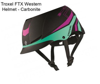 Troxel FTX Western Helmet - Carbonite