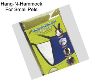 Hang-N-Hammock For Small Pets