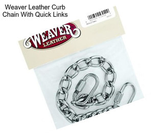 Weaver Leather Curb Chain With Quick Links