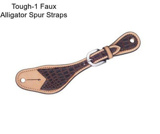 Tough-1 Faux Alligator Spur Straps