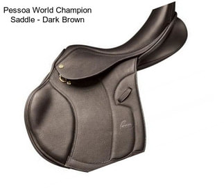 Pessoa World Champion Saddle - Dark Brown