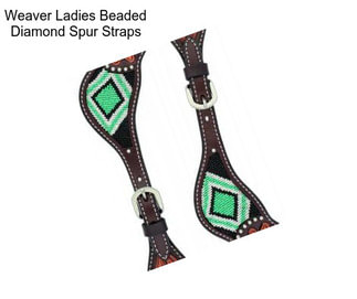 Weaver Ladies Beaded Diamond Spur Straps