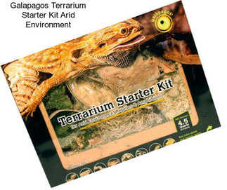 Galapagos Terrarium Starter Kit Arid Environment