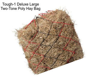 Tough-1 Deluxe Large Two-Tone Poly Hay Bag