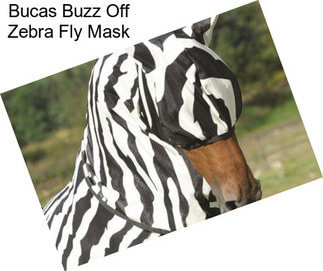 Bucas Buzz Off Zebra Fly Mask