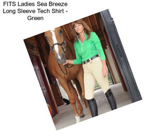FITS Ladies Sea Breeze Long Sleeve Tech Shirt - Green