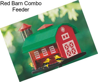 Red Barn Combo Feeder