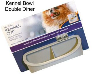 Kennel Bowl Double Diner