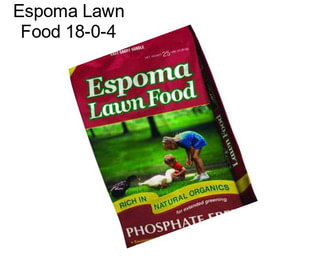Espoma Lawn Food 18-0-4
