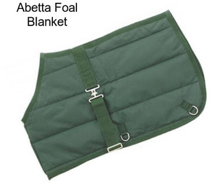 Abetta Foal Blanket