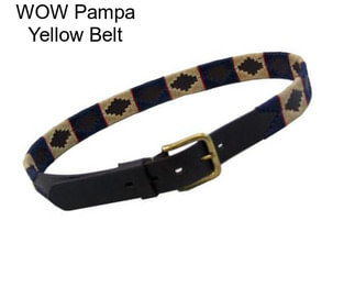 WOW Pampa Yellow Belt