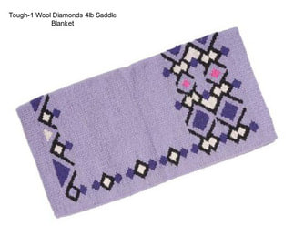 Tough-1 Wool Diamonds 4lb Saddle Blanket
