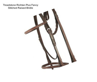 Treadstone Richtan Plus Fancy Stitched Raised Bridle