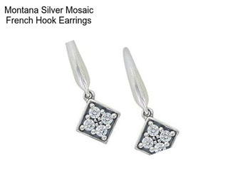 Montana Silver Mosaic French Hook Earrings