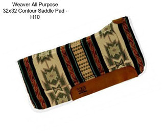 Weaver All Purpose 32x32 Contour Saddle Pad - H10