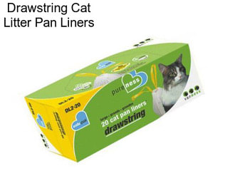 Drawstring Cat Litter Pan Liners