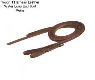 Tough 1 Harness Leather Water Loop End Split Reins