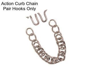 Action Curb Chain Pair Hooks Only