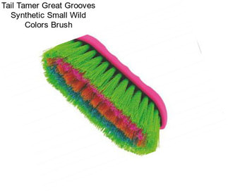 Tail Tamer Great Grooves Synthetic Small Wild Colors Brush