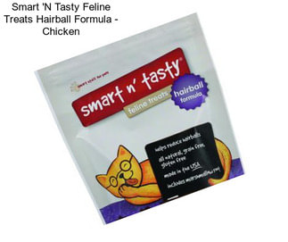 Smart \'N Tasty Feline Treats Hairball Formula - Chicken