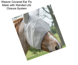 Weaver Covered Ear Fly Mask with Xtended Life Closure System