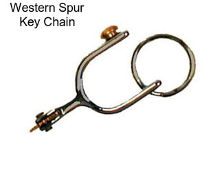 Western Spur Key Chain