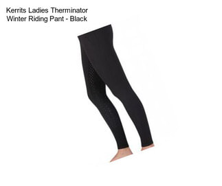 Kerrits Ladies Therminator Winter Riding Pant - Black