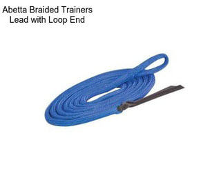 Abetta Braided Trainers Lead with Loop End