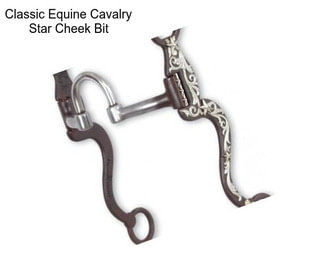 Classic Equine Cavalry Star Cheek Bit