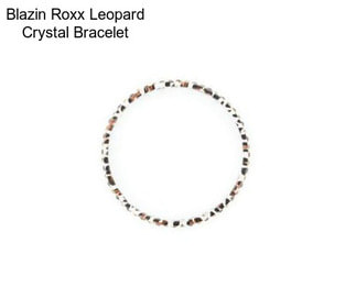 Blazin Roxx Leopard Crystal Bracelet