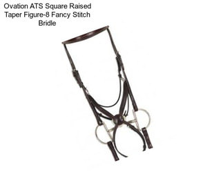 Ovation ATS Square Raised Taper Figure-8 Fancy Stitch Bridle