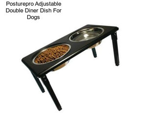 Posturepro Adjustable Double Diner Dish For Dogs
