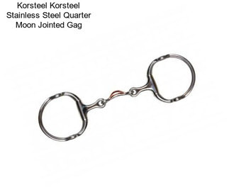 Korsteel Korsteel Stainless Steel Quarter Moon Jointed Gag