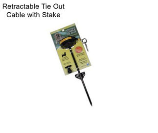 Retractable Tie Out Cable with Stake