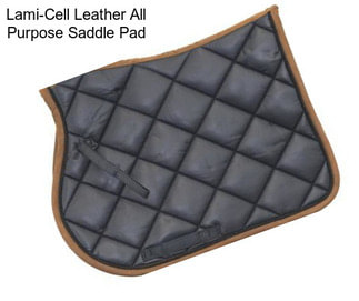 Lami-Cell Leather All Purpose Saddle Pad