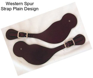 Western Spur Strap Plain Design