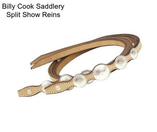 Billy Cook Saddlery Split Show Reins