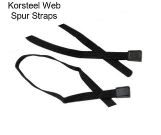 Korsteel Web Spur Straps