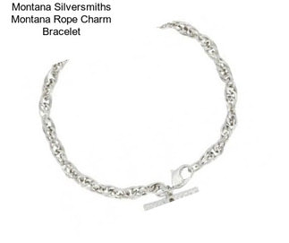 Montana Silversmiths Montana Rope Charm Bracelet