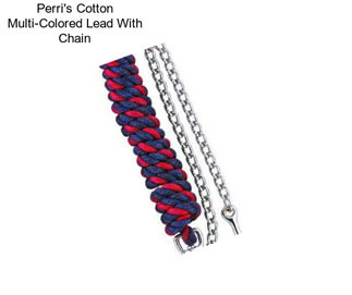 Perri\'s Cotton Multi-Colored Lead With Chain